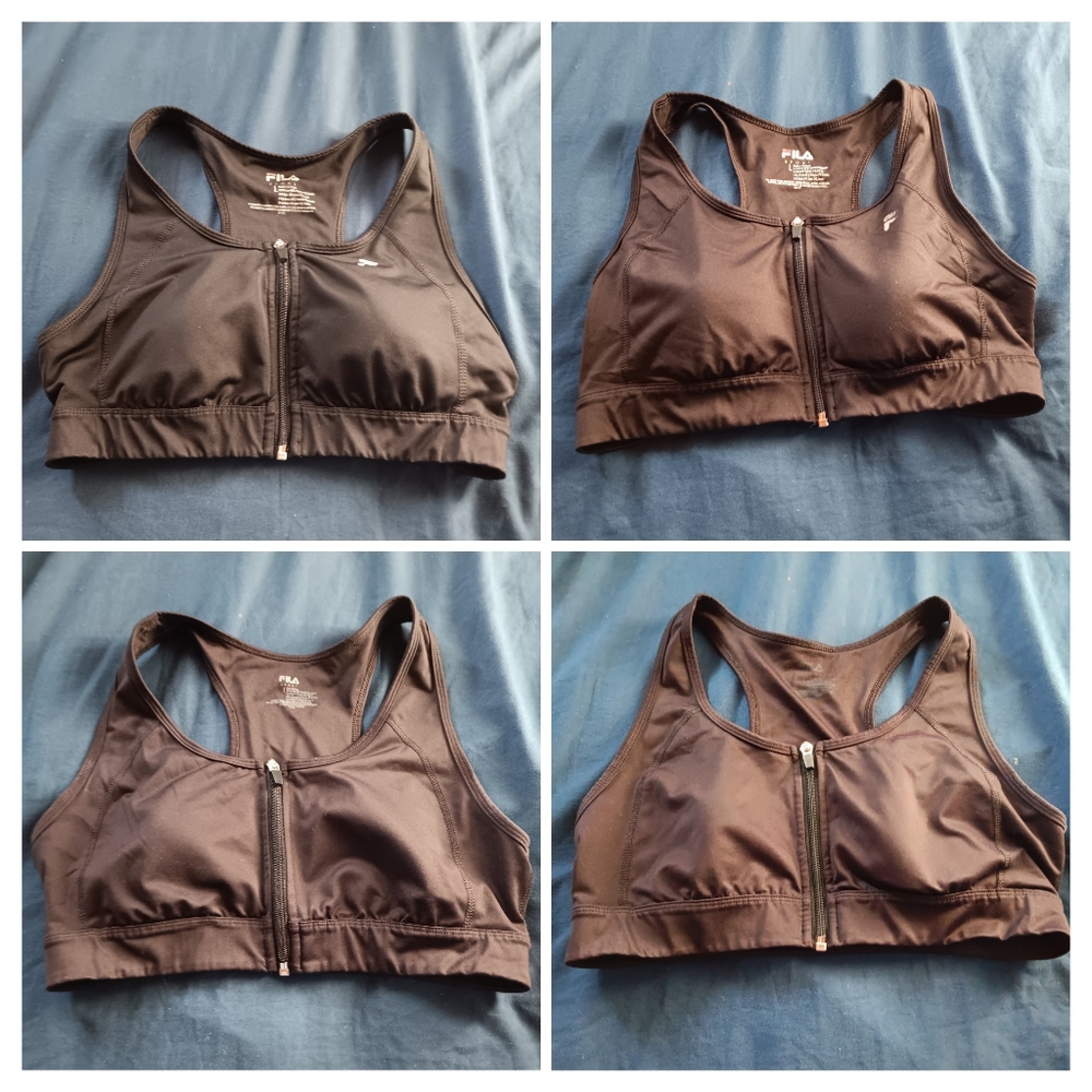 Reserved fila sports bras large bundle